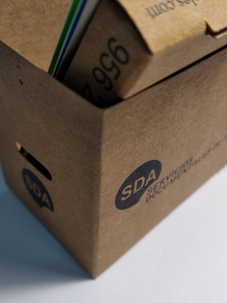 Caja de documentación custodia de archivos